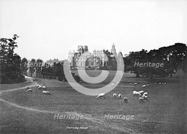 Thoresby Hall, Thoresby, Nottinghamshire, c1900s(?). Artist: Unknown
