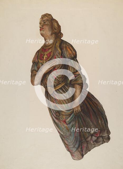 Figurehead, 1935/1942. Creator: Unknown.