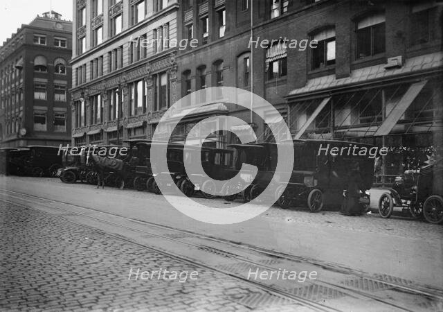 Woodward & Lothrop's Department Store, Washington, D.C. - Trucks, 1912. Creator: Unknown.