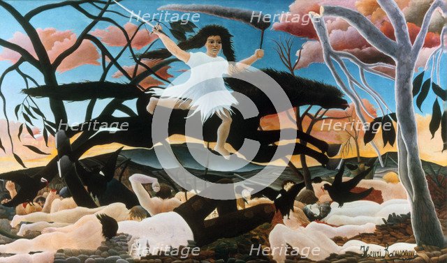 'War, or the Ride of Discord', 1894. Artist: Henri Rousseau