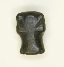 Amulet of a Hippopotamus Head, Egypt, Middle Kingdom, Dynasty 12 (about 1985-1773 BCE). Creator: Unknown.