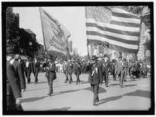 Parade On Pennsylvania Ave - Indiana Unit, between 1910 and 1921. Creator: Harris & Ewing.