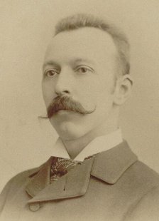 Portrait of the organist and composer Léon Boëllmann (1862-1897), 1896. Creator: Photo studio Reutlinger, Paris  .