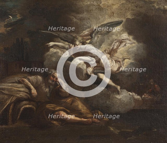 The Dream of Joseph, 17th century. Creator: Giovanni Battista Pace.