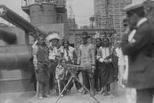 Chief Bald Eagle on U.S.S. Recruit, 28 Jul 1917. Creator: Bain News Service.