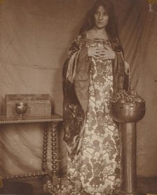 Portrait of Alice Dieudonne Chase, ca. 1906. Creator: Alice Gerson Chase.
