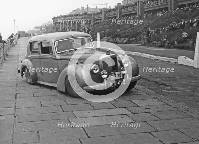 Alvis TA21 at Blackpool during 1954 R.A.C.Rally. Creator: Unknown.