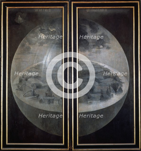 'The Creation of the World', closed doors of the triptych 'The Garden of Earthly Delights', c1500. Artist: Hieronymus Bosch