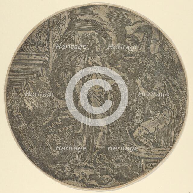 Circe Giving a Drink to Ulysses's Companions, 1540-45. Creator: Antonio Fantuzzi.