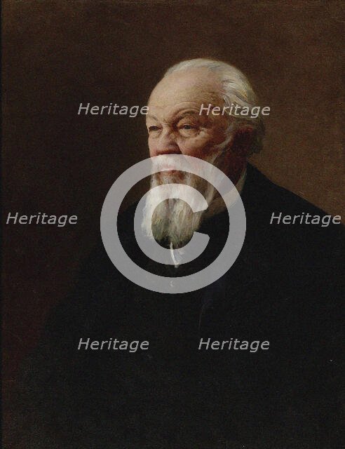 Portrait of the publisher and journalist Aleksey Suvorin (1834-1912), 1909. Creator: Parkhomenko, Ivan Kirillovich (1870-1940).