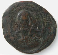 Coin, Byzantine, 11th century. Creator: Unknown.