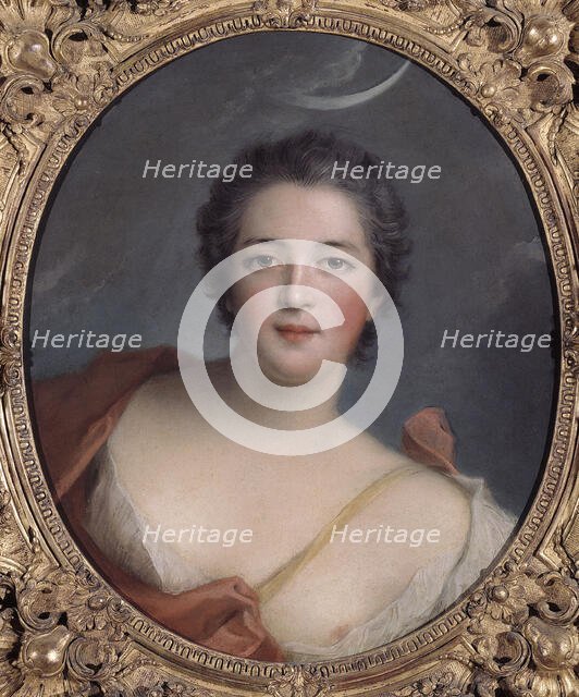 Portrait of the Marquise de Flavacourt, in silence. Creator: Ecole Francaise.