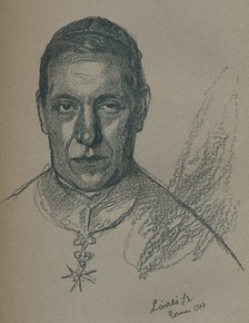 'Sketch-Portrait of His Eminence Cardinal Rampolla', 1900 (1901-1902). Artists: Fulop Laszlo, Philip A de Laszlo.
