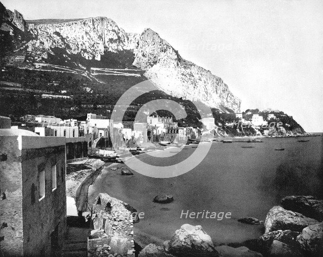 The Marina, Capri, Italy, 1893.Artist: John L Stoddard