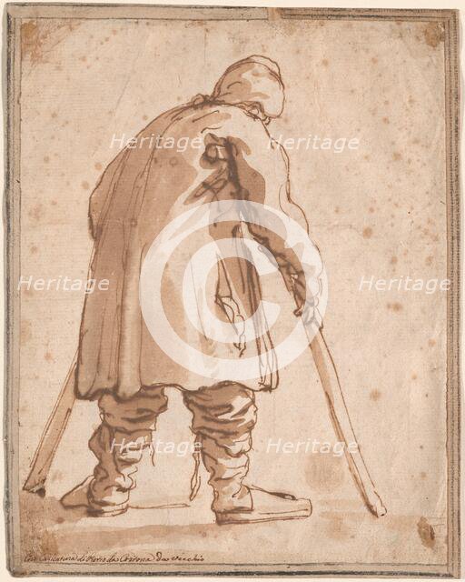 Caricature of a Man, Said to Be Pietro da Cortona. Creator: Pier Francesco Mola.