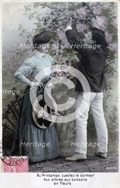 French romantic postcard, c1900. Artist: Unknown