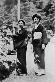 You cannot understand Japan without understanding the Japanese woman', c1900, (1921). Artist: Julian Leonard Street.
