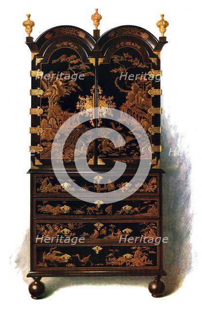 Lacquer cabinet, 1905. Artist: Shirley Slocombe.