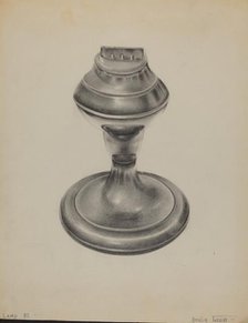 Lamp, c. 1936. Creator: Amelia Tuccio.