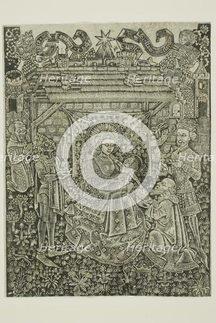 Adoration of the Magi, 1425-50. Creator: Unknown.