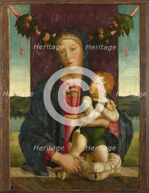 The Virgin and Child, 1480-1490. Creator: Bastiani; Lazzaro (1429-1512).