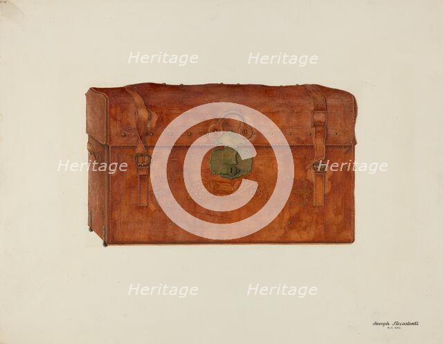 Trunk, c. 1940. Creator: Joseph Ficcadenti.