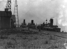 Tug boats tied to dock, Duluth, Minnesota, 1903. Creator: Frances Benjamin Johnston.