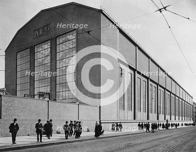AEG Montage Plant by Peter Behrens. Artist: Anonymous  
