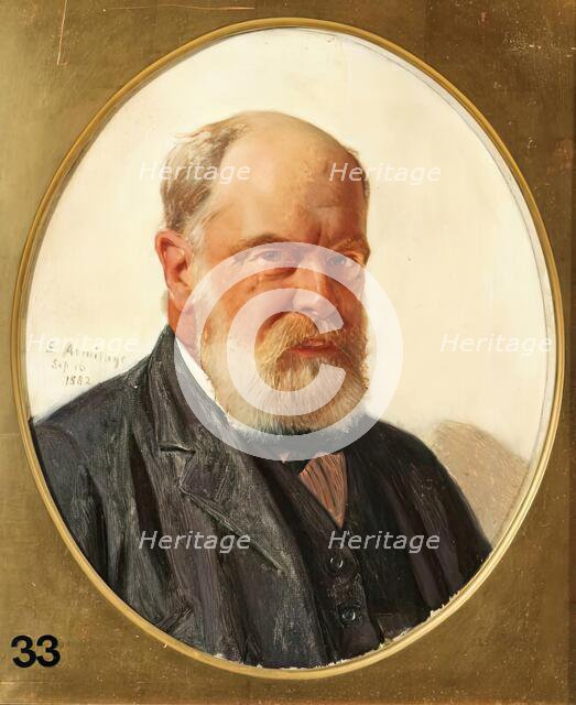 Edward Armitage, Self Portrait, 1882. Creator: Edward Armitage.