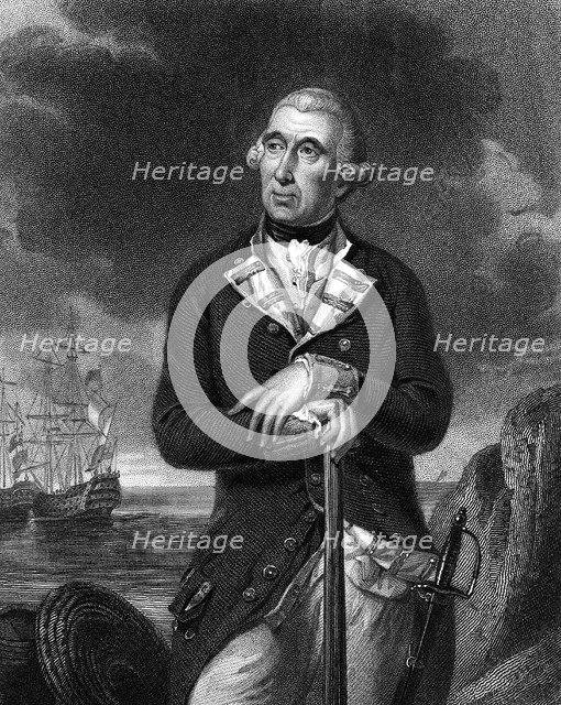 Richard Kempenfelt (1718-1782), English naval officer of Swedish descent. Artist: Unknown