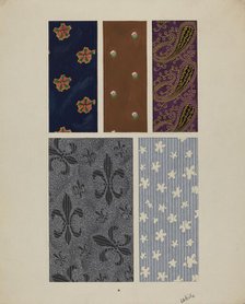 Quilt Patches, c. 1938. Creator: Edward White.