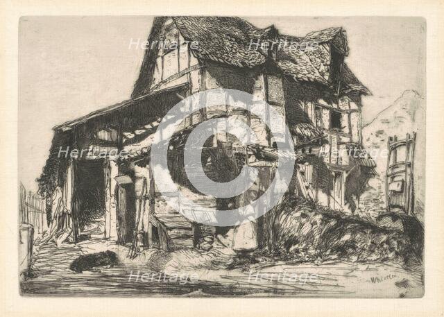 The Unsafe Tenement, 1858. Creator: James Abbott McNeill Whistler.