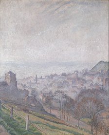 Hastings: Mist, Sun and Smoke, 1918. Artist: Lucien Pissarro.