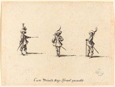 Unarmed Drill, 1634/1635. Creator: Jacques Callot.