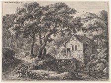 The Mill in the Woods, 17th century. Creator: Anthonie Waterloo.