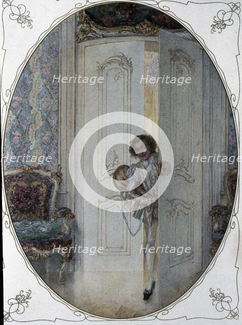 Scene from the work 'The Weddings of Figaro', by W. A. Mozart, composed in 1786, 1910. Creator: Lefler Heinrich (1863-1919).