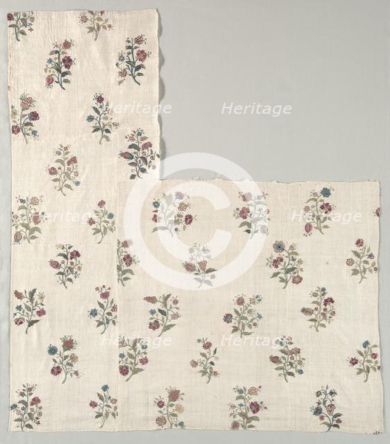 Embroidered Cover, 1700s. Creator: Unknown.