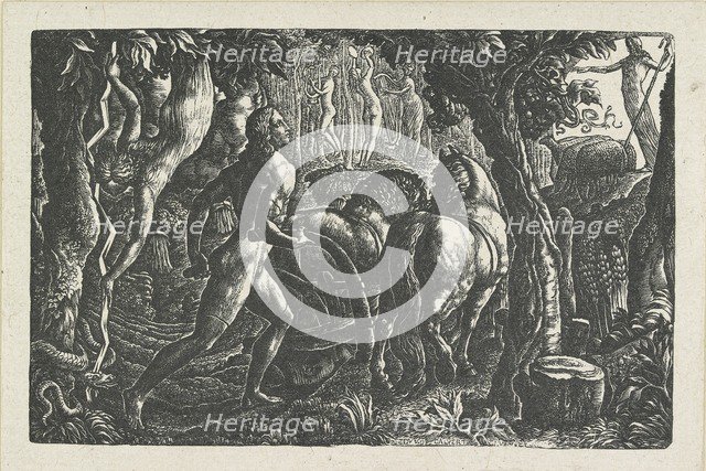 The Ploughman: Christian Ploughing the last furrow of life, 1827. Artist: Edward Calvert.