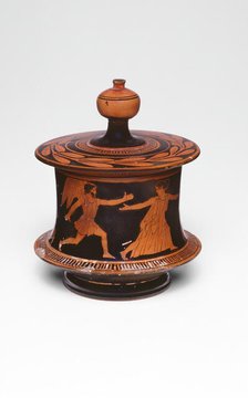 Pyxis (Container for Personal Objects), 450-440 BCE. Creator: Euaion Painter.