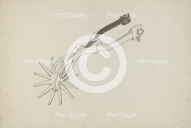 Spur, c. 1936. Creator: J.Henry Marley.