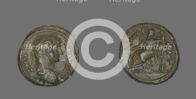 Tetradrachm (Coin) Portraying Emperor Hadrian, 117-138. Creator: Unknown.