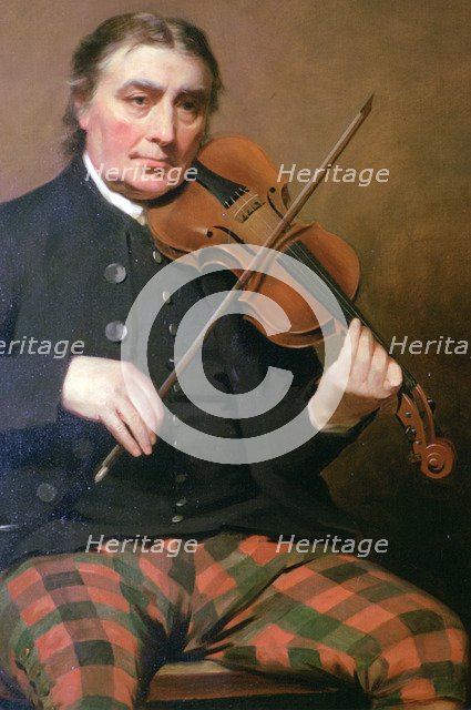 Portrait of Niel Gow, Blair Castle, Blair Atholl, Perthshire, Scotland. Creator: Tony Evans.