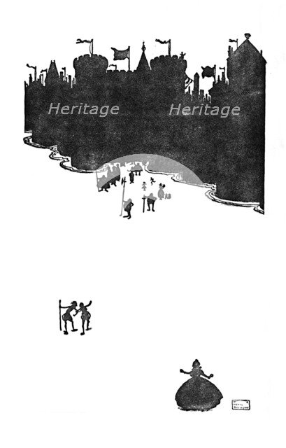 'Two Rogues Calling Themselves Weavers Made Their Appearance', c1930. Artist: W Heath Robinson.