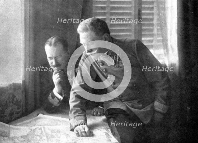 ''Les Premiers coups de canon; Le General Conrad de Hotzendorf', 1914. Creator: S Chernov.