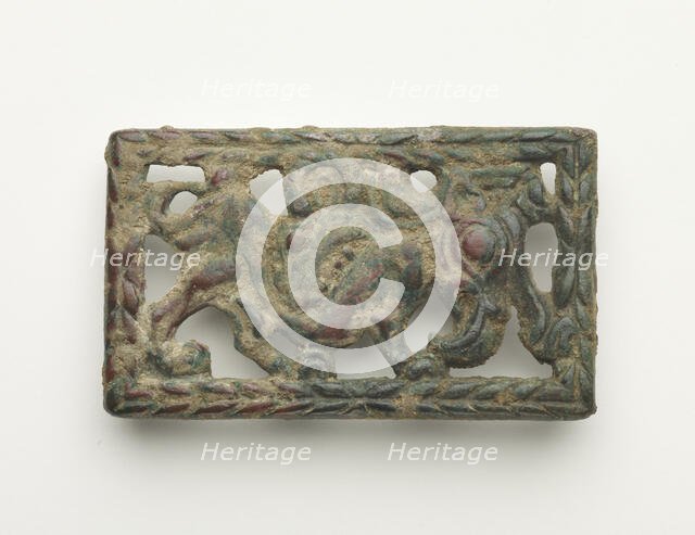 Belt plaque, Han dynasty, 206 BCE-220 CE. Creator: Unknown.
