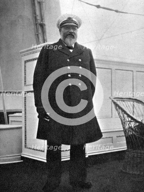 The pilot during the royal yacht's Norwegian trip of 1904 (1908).Artist: Queen Alexandra