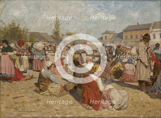 Fair at Wieliczka, before 1894. Creator: Antoni Kozakiewicz.