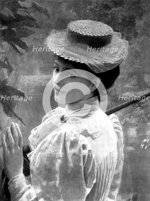 Ye Compleat Angler. -  by Lucien Davis, R.I., 1898. Creator: Unknown.