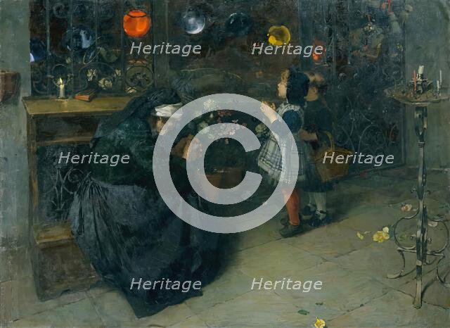 Good Friday, 1892-1893. Creator: Albin Egger-Lienz.