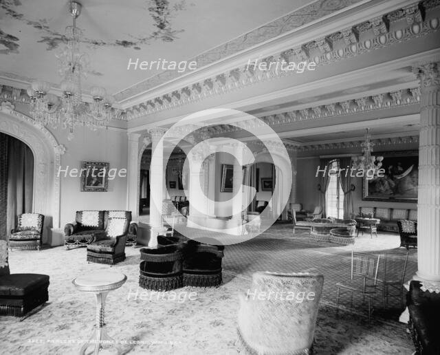 Parlors of the Ponce de Leon [Hotel], between 1880 and 1897. Creator: William H. Jackson.